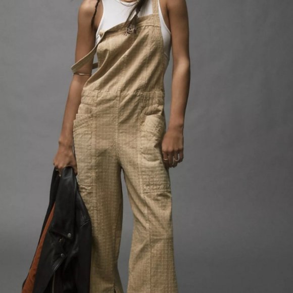 Free People, Savannah Overalls, Size Small, Color Gosling - Picture 6 of 6